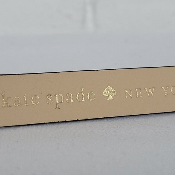 kate spade new york Leather Bow Belt Black Size M - Picture 6 of 8